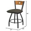 Holland Bar Stool Co. XL 830 Voltaire Swivel Bar Stool, Graph Chalice view 2