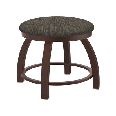 802 Misha 18" Swivel Vanity Stool with Bronze Finish and Graph Chalice Seat