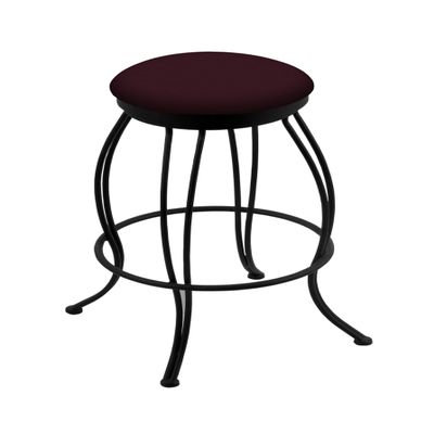 3000 Georgian 30" Swivel Bar Stool with Black Wrinkle Finish and Canter Bordeaux Seat