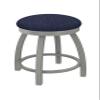 802 Misha 18" Swivel Vanity Stool with Anodized Nickel Finish and Graph Anchor Seat view 1