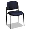 Basyx VL606VA90 VL606 Series Stacking Armless Guest Chair, Navy Fabric view 1
