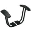 Alera IN49AKB10B Fixed T-Arms for Interval and Essentia Series Chairs and Stools, Black view 1