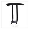 Alera IN49AKB10B Fixed T-Arms for Interval and Essentia Series Chairs and Stools, Black view 4