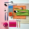 BUGATTI GLAA-021F17/6 Glamour 6-Piece Cutlery Set Cake Forks SAN/Steel Multi-Coloured 16 x 20 x 3 cm view 3