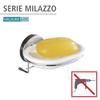 WENKO 20882100 Vacuum-Loc soap Dish Milazzo - Fixing Without Drilling, Metal - Steel, 13 x 6 x 12 cm, Chrome view 4