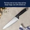 HENCKELS Silvercap Razor-Sharp 3-Piece Kitchen Knife Set, Chef Knife, Paring Knife, Utility Knife, German Engineered Informed by 100+ Years of Mastery view 4