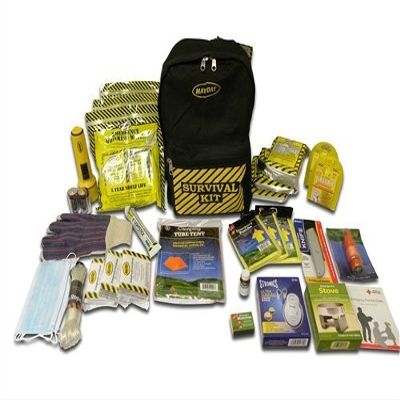Hurricane 3 Person Deluxe Emergency Backpack Kits