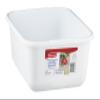 Rubbermaid 2951ARWHT 11.4 Quart White Rectangle Dishpan view 1