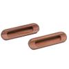 Whitecap 60124-A Whitecap Teak Oblong Drawer Pull - 4-1/16"L - 2 view 1