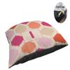 Manual Woodworkers & Weavers Square Throw Pillow, 14-Inch, Monogrammed Letter I, Pink Batik view 2