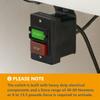 POWERTEC 120/230V Dual Voltage, 28 Amps, On/Off Switch, Single Phase Safety Power Switch for Table Saw, Router Table, Drill Press, Bench Saw, Bandsaw, Grinder & Other Electrical Equipments (71008) view 2