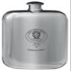 Abbotson Family Crest Design Pocket Hip Flask 6oz Rounded Polished Pewter view 1
