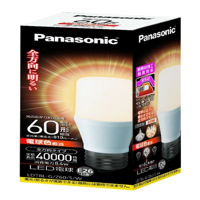 Panasonic LED bulb T-shaped type 8.4W (bulb color equivalent) LDT8LGZ60SW