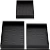 Deco 79 Wood Vinyl Tray, 18 by 17 by 16-Inch, Set of 3 view 1