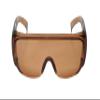 Calabria 1003 Fit Over Safety Glasses Fitover Prescription Eyewear Copper Brown Men Women Wraparound Tinted Anti Fog Scratch view 4
