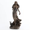 10.38 Inch Ostara - Germanic Goddess of Easter Cold Cast Bronze Statue view 1