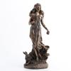 10.38 Inch Ostara - Germanic Goddess of Easter Cold Cast Bronze Statue view 2