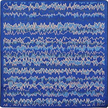 KOECKRITZ Electric Blue Vibrant Kids Rug (3'10" x 5'4",)
