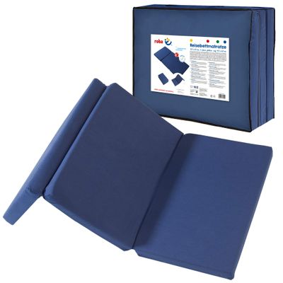 Roba - 0269 Matelas de Lit Voyage Bleu Fonc 120 x 60 cm