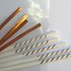 100pcs x (6" Lollipop Sticks + 3"x5" Bags + Ties) for Cake Pops Lollipop Candy (Brown Stripe) view 1