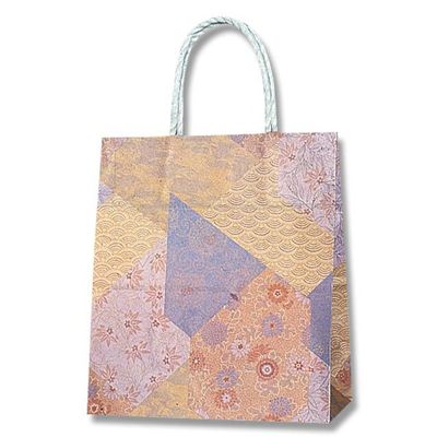 Shimojima Heiko 003156102 Handles, Paper Bags, Smooth Bag, 8.7 x 4.7 x 10.4 inches (22 x 12 x 26.5 cm), 25 Sheets