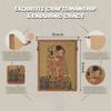 C Charlotte Home Furnishings Inc Kiss Belgian Tapestry Wall Hanging | Viscose Cotton and Polyester Blend Wall Art | 18 in. x 21 in. | Home Decor Accents | Inspired by Gustav Klimt view 2