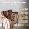 Charlotte Home Furnishings Couch Pillow Cover 16X16 in, Lady & Unicorn Decorative Red Throw Pillow Cover, Belgian Medieval Tapestry Bed Room Home Decor Sofa Cushion Cases, Soft Cotton Jacquard Woven view 3