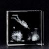 ASFOUR CRYSTAL 1162-70-143 2.75 L x 2 H x 1 W in. Crystal Laser-Engraved Diver Sealife & Nautical Laser-Cut view 1