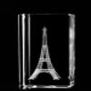 Asfour Crystal 1159-100-23 4 L x 2 H x 2 W inch Crystal Laser-Engraved Eiffel Tower Monuments Laser-Cut view 1