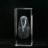 ASFOUR CRYSTAL 1168-100-03 2.4 L x 4 H x 1.4 W in. Crystal Laser-Engraved King TUT Ancient Egypt Laser-Cut view 1