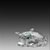 ASFOUR CRYSTAL 634-30 2.28 L x 1.18 H in. Crystal Cat Animals Figurines view 1