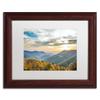 Trademark Fine Art Shenandoah White Matte Artwork by Pierre Leclerc, 11 by 14-Inch, Wood Frame view 1