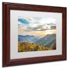 Trademark Fine Art Shenandoah White Matte Artwork by Pierre Leclerc, 11 by 14-Inch, Wood Frame view 2