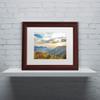 Trademark Fine Art Shenandoah White Matte Artwork by Pierre Leclerc, 11 by 14-Inch, Wood Frame view 3