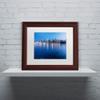 Trademark Fine Art Vancouver City Reflection White Matte Artwork by Pierre Leclerc, 11 by 14-Inch, Wood Frame view 3