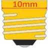 CEC Industries #483S fits Mighty Bright Classic Bulbs, 4.8 V, 1.44 W, E10 Base, G-3.5 Shape (Box of 10) view 2