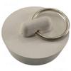 1-1/4" White Rubber Stopper (3 pieces) view 1