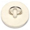1-5/8" White Rubber Stopper (2 pieces) view 1