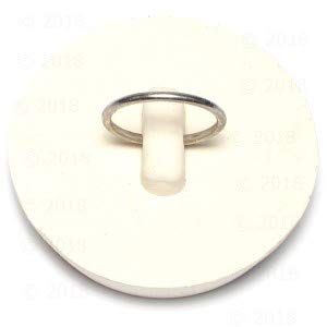2" White Rubber Stopper (2 pieces)