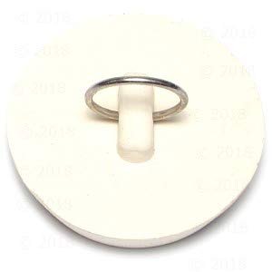 2" White Rubber Stopper (2 pieces)