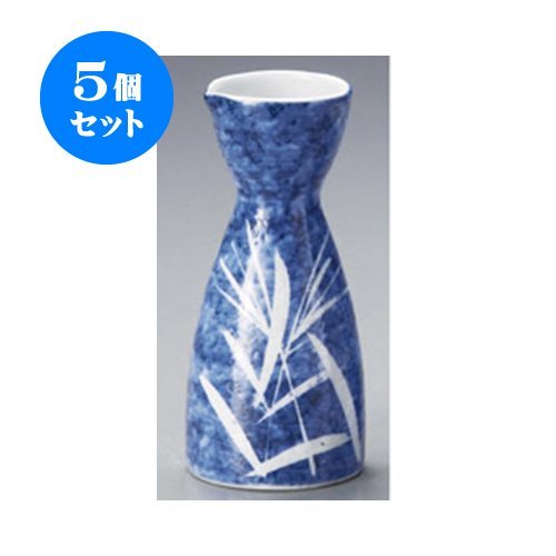 Set of 5 Sake Ware Light Snow Reeds [2.8 x 6.2 inches (7.3 x 15.7 cm), 280cc] For Restaurants, Liquors, Izakaya, Restaurants, Commercial Use