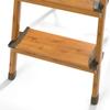 3-Step Ultralight Ladder, Woodgrain view 3
