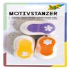 folia 7025 Motif Punch All-Year Motifs, Motif Hole Punch, 3 Punches 15 mm, Flowers view 1