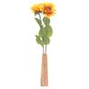 18th Year Wedding Anniversary 2-Stems Sunflower 18 inches Tall with Vase view 1