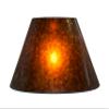 Urbanest Amber Mica Lampshade, 12-inch Bottom Diameter, 7.5-inch Height, Spider Fitter view 2