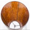 Urbanest Amber Mica Lampshade, 12-inch Bottom Diameter, 7.5-inch Height, Spider Fitter view 4