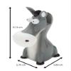 WEDO Novelty Spectacles Holder, Donkey Shape, Resin, Gray, 7 x 5.3 x 10 cm view 3