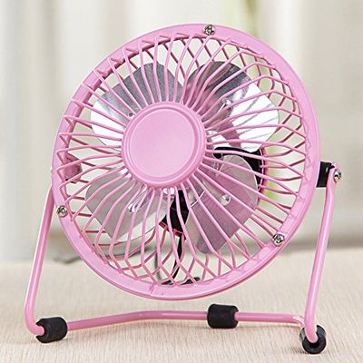 Dfunlife 4-Inch High Velocity Fan Table Stand Mini Fan Portable Electric Mini Desk Fan