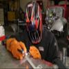 Lincoln Electric KH808L Black Large Flame-Resistant Cloth Welding Jacket view 3