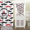 YouCustomizeIt Personalized Mustache Print Toilet Seat Decal - Elongated view 4